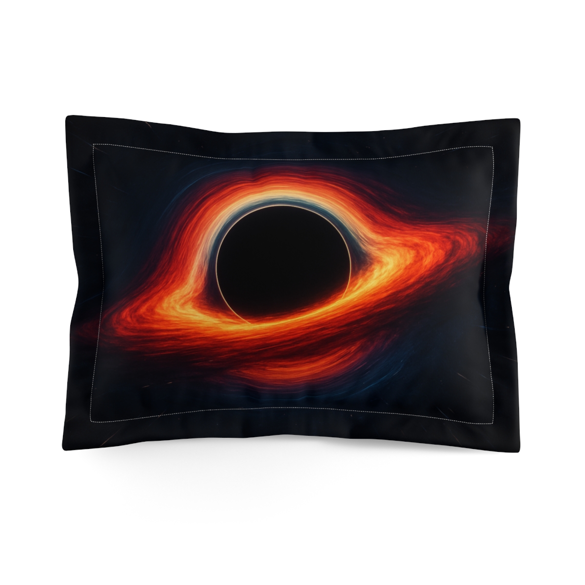 Black Hole Horizon Silhouette trendy accent pillows