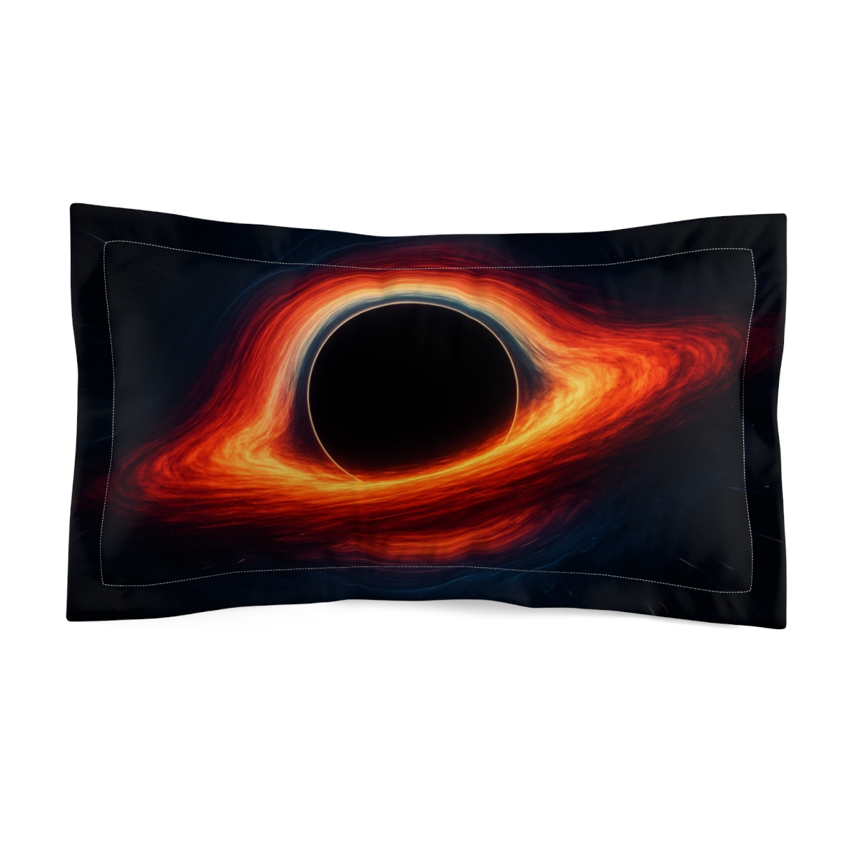 Black Hole Horizon Silhouette trendy accent pillows