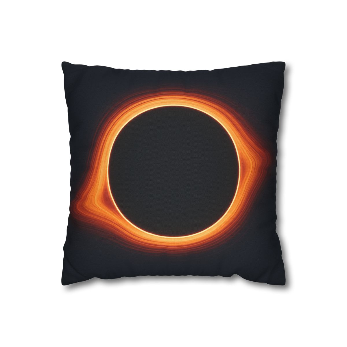Black Hole Silhouette soft cotton pillow cases