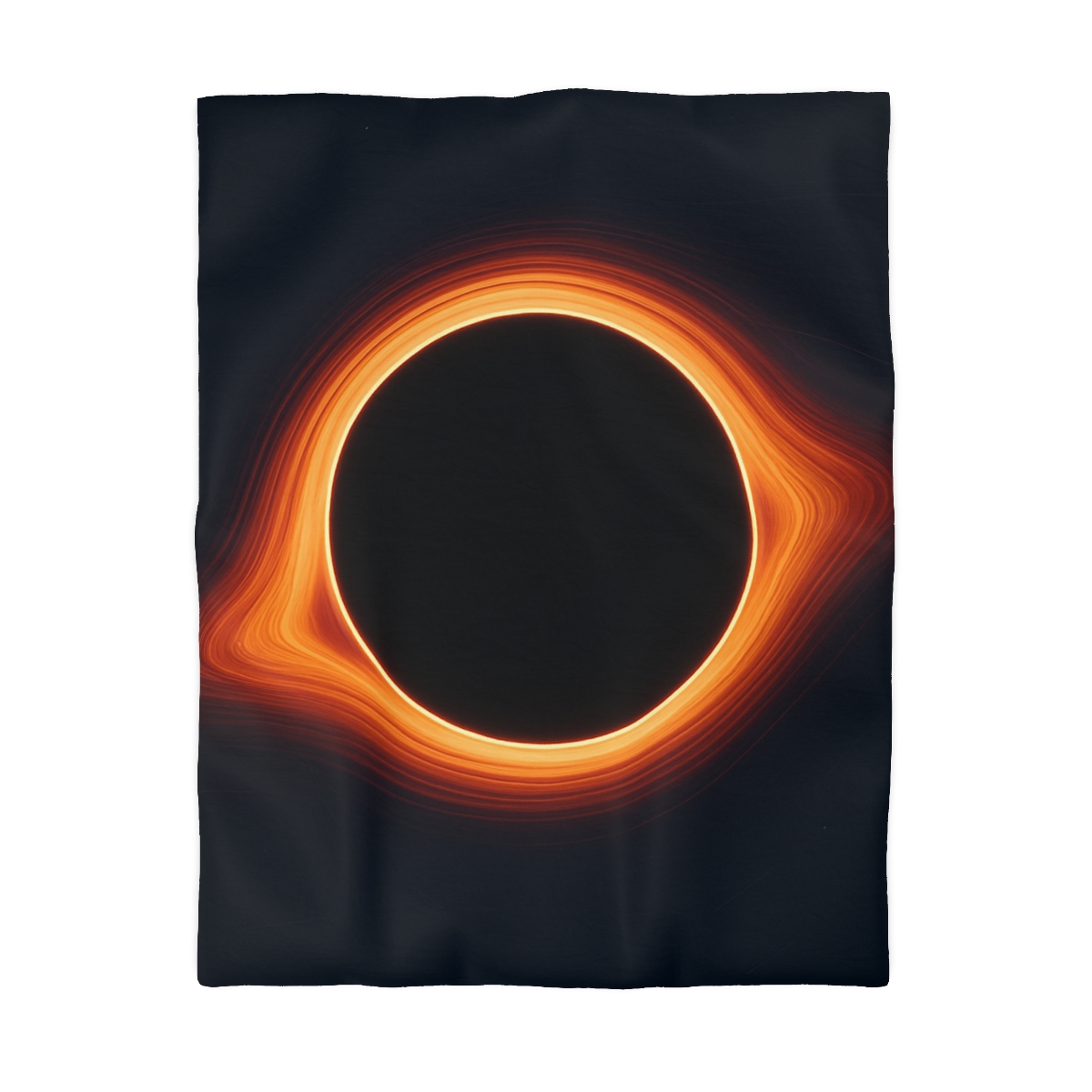 Black Hole Silhouette unique patterned duvets