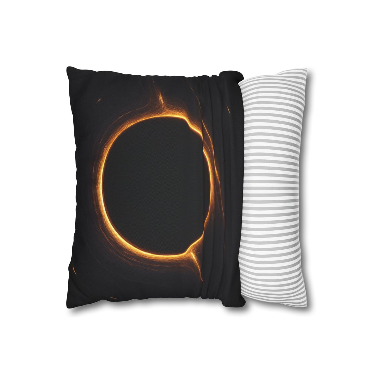 Black Hole Silhouette trendy patterned pillow cases