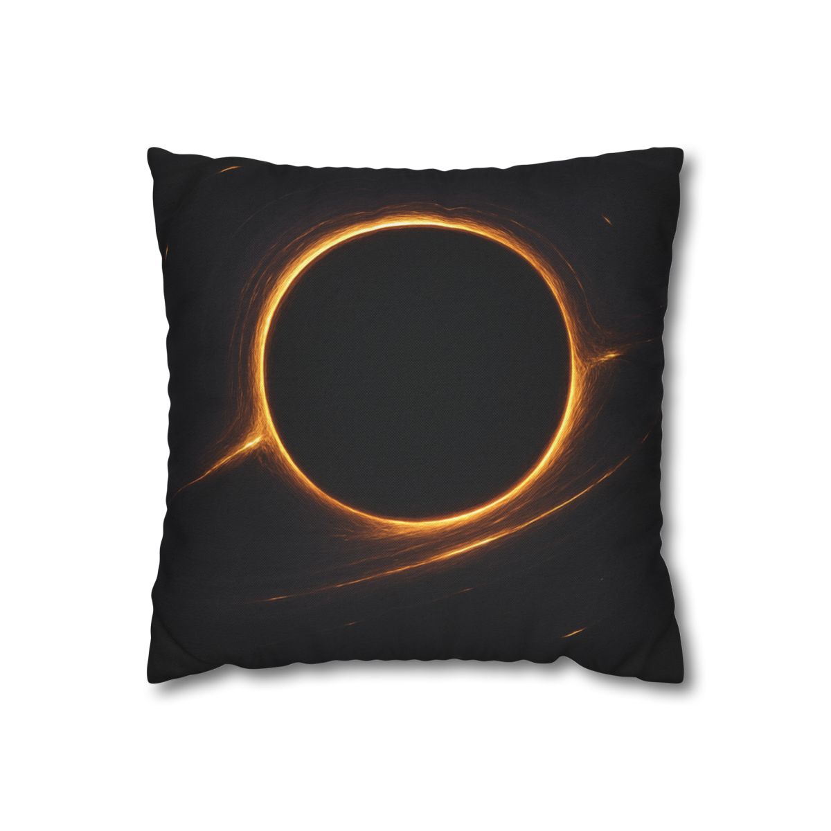Black Hole Silhouette trendy patterned pillow cases