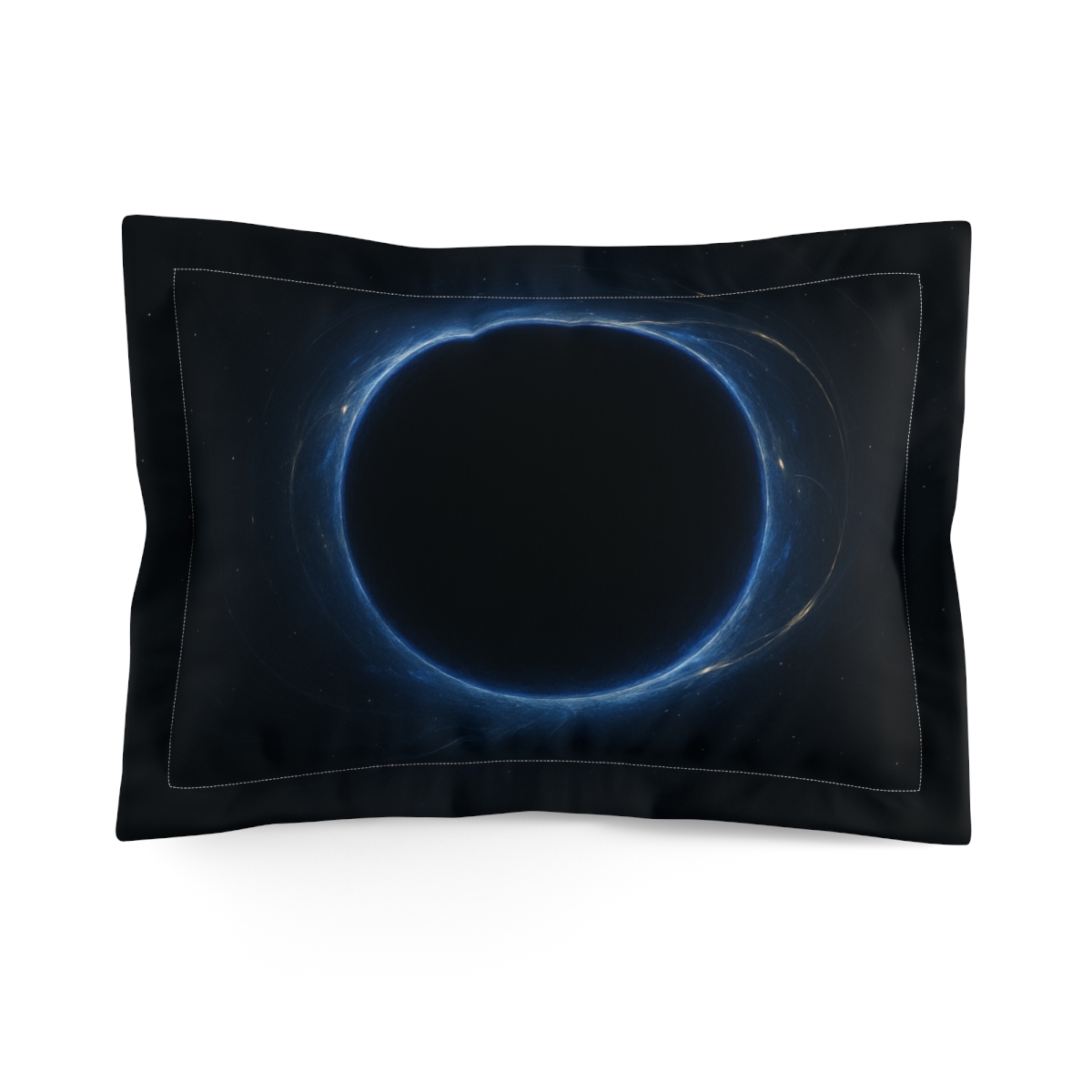 Black Hole Silhouette On Velvet Field personalized decorative pillows