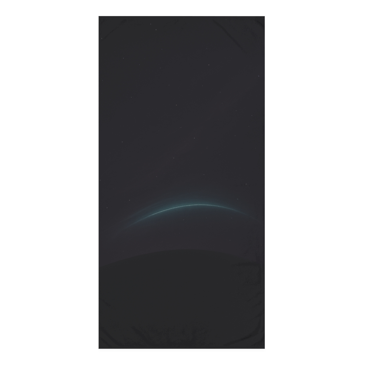 Black Horizon Veil personalized bath towels