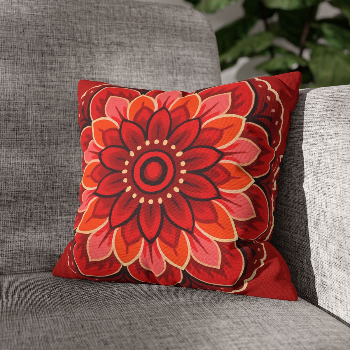 Bloom Burst Mandala trendy patterned pillow cases