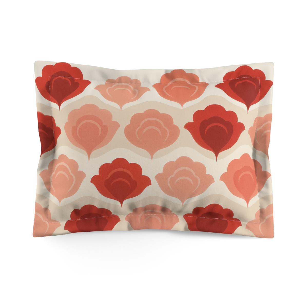 Bloom Echo Waveform stylish throw pillows