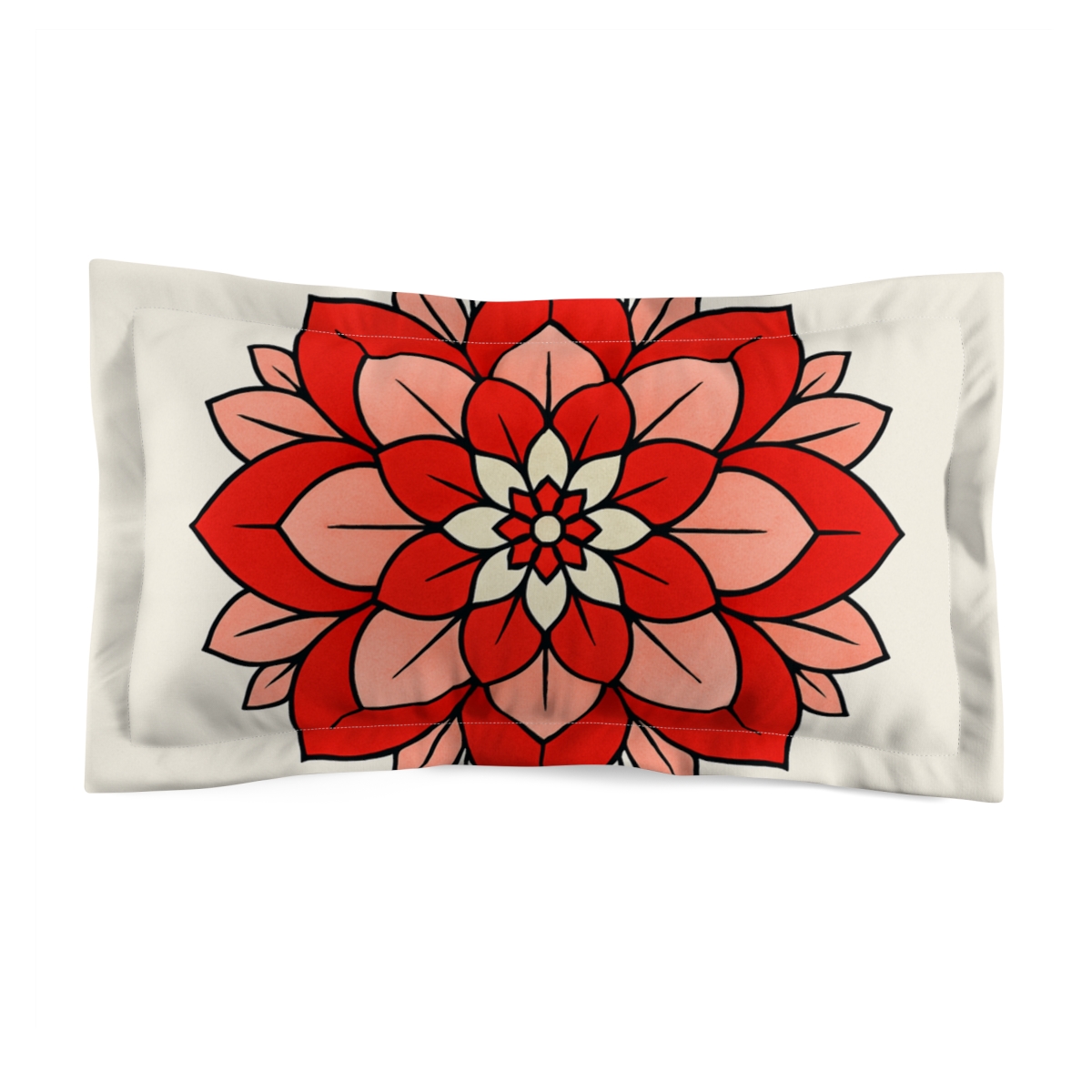 Bloom Facet Mandala personalized decorative pillows