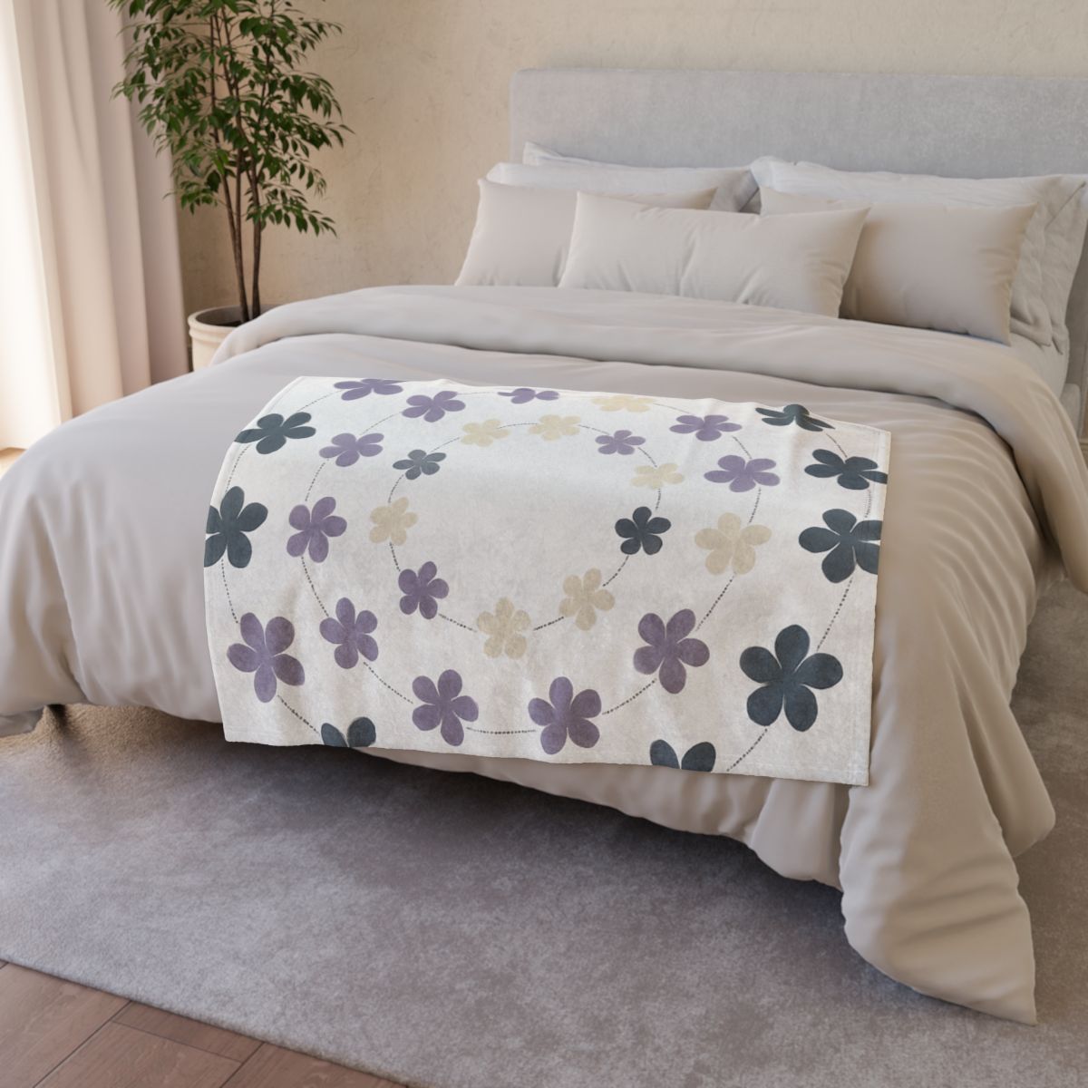 Bloom Halo Orbit personalized cozy blankets