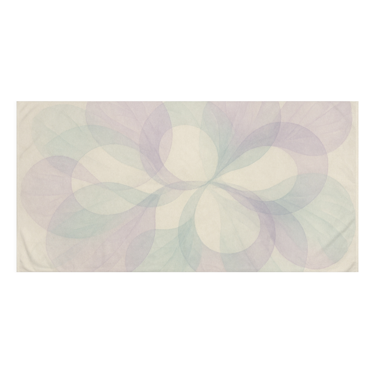 Bloom Halo Overlay personalized bath towels