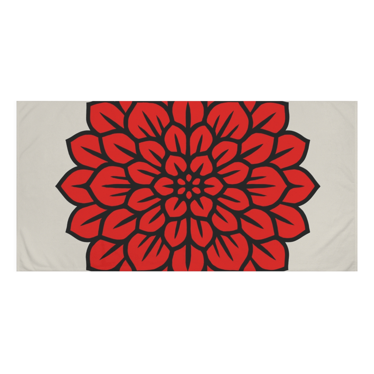 Bloom Mandala Echo decorative home towelscustom towels
