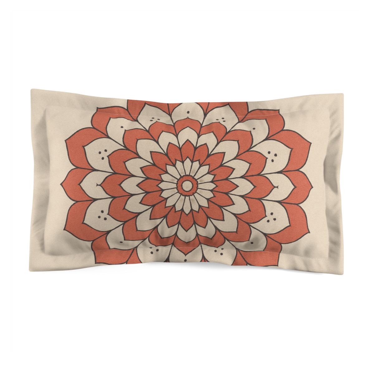 Bloom Mandala Phase Rings personalized decorative pillows