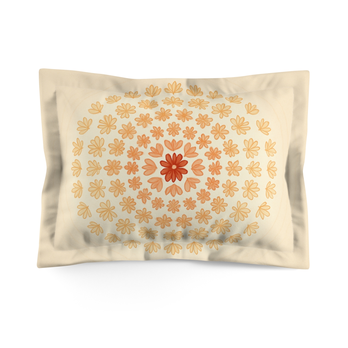 Bloom Pulse Mandala custom pillows