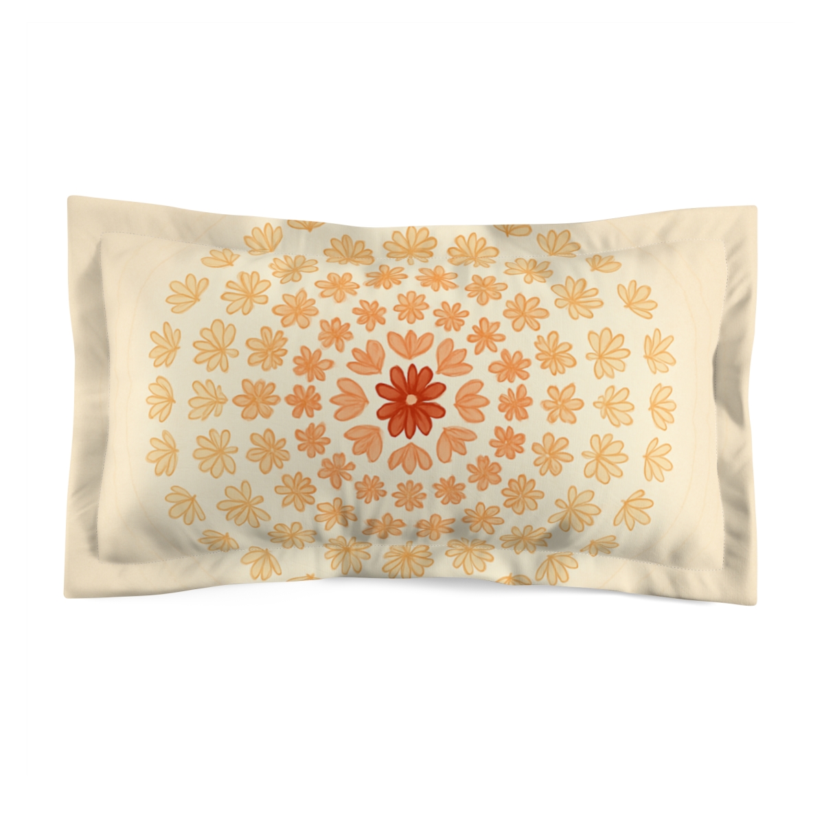 Bloom Pulse Mandala custom pillows