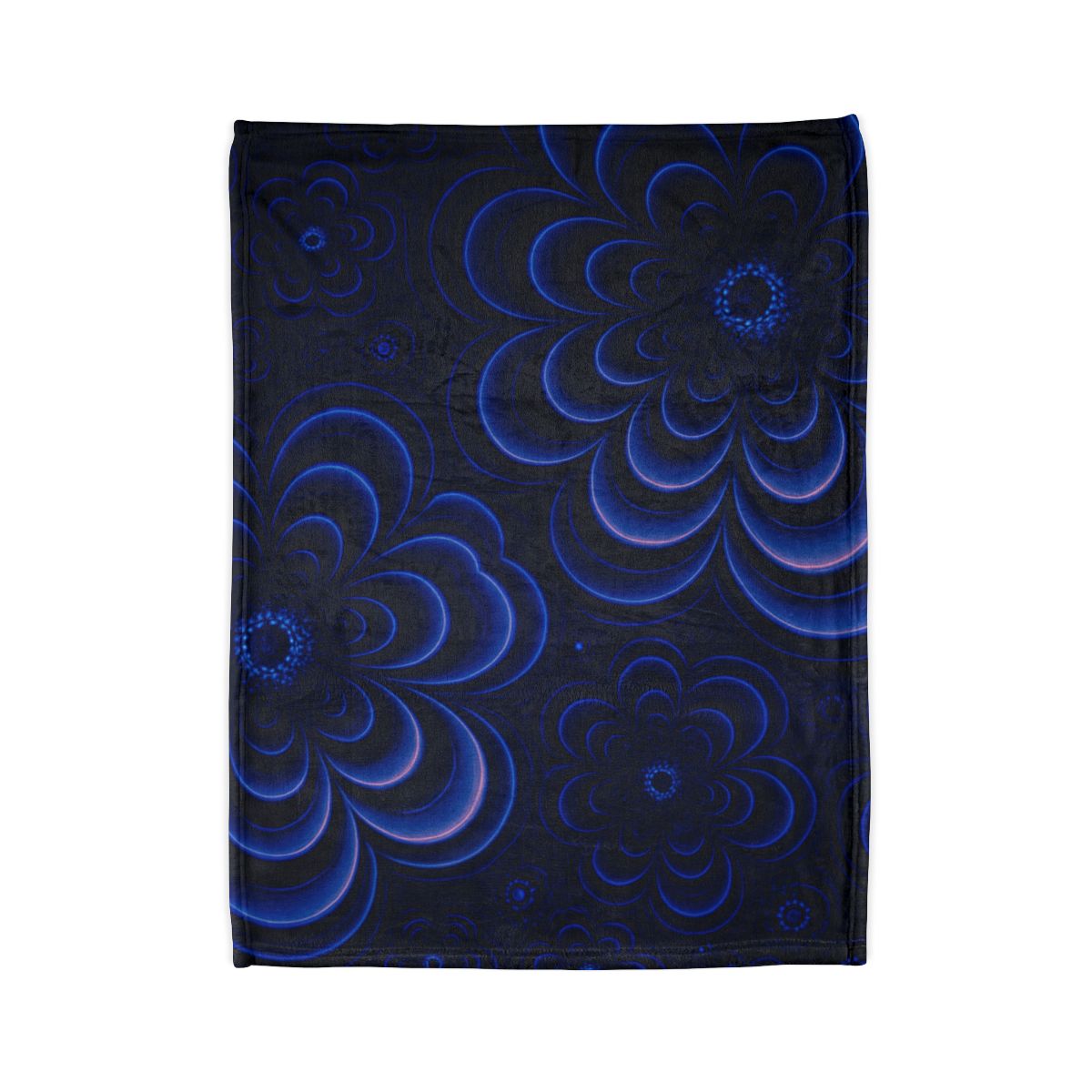 Bloom Ripple Interference designer printed blankets