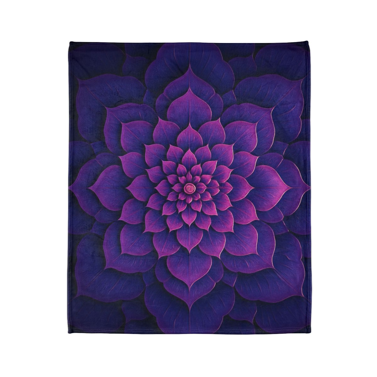 Bloom Ripple Mandala stylish throw blankets