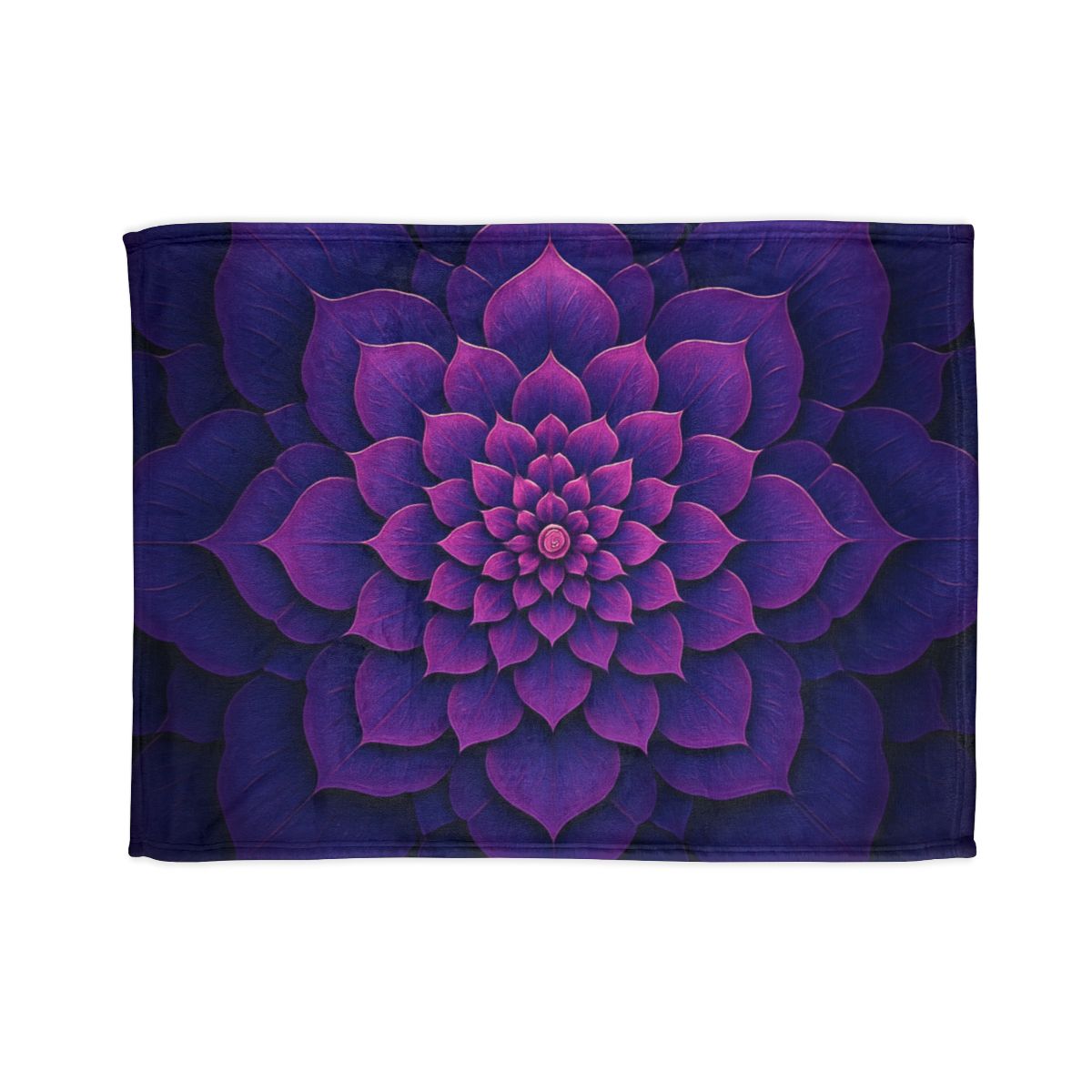 Bloom Ripple Mandala stylish throw blankets