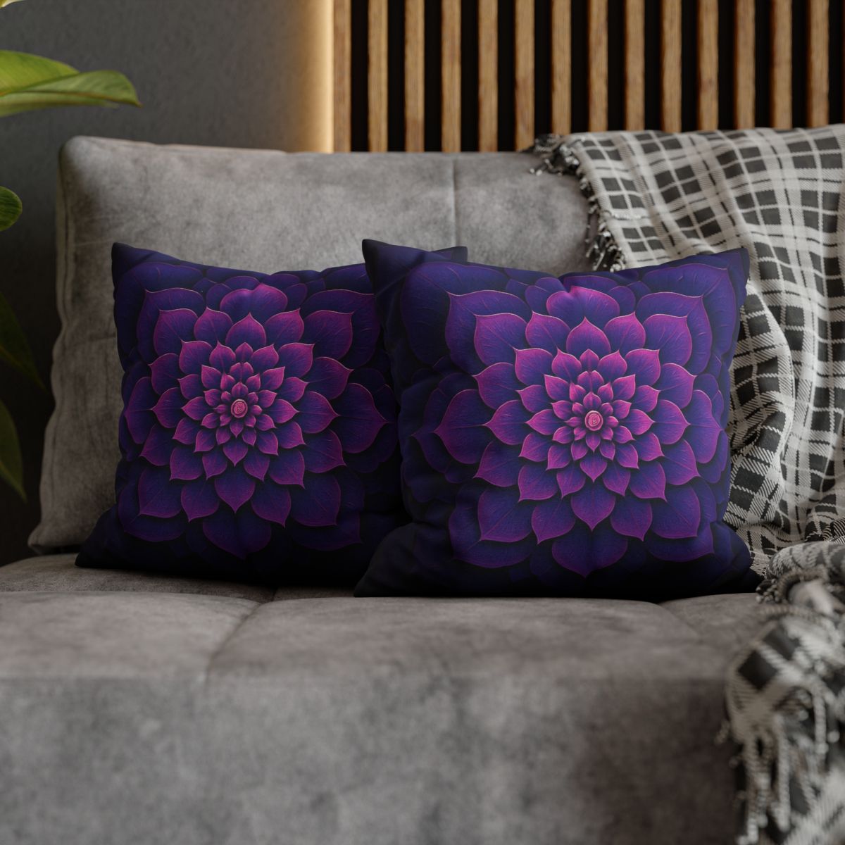 Bloom Ripple Mandala trendy patterned pillow cases