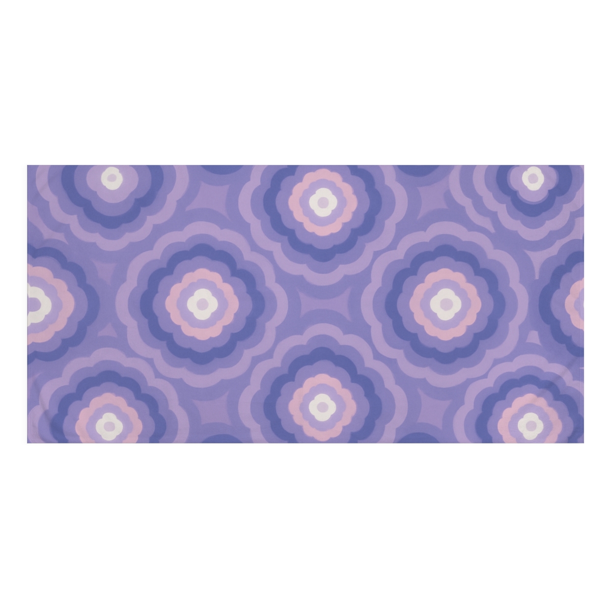 Bloom Ripple Tessellation soft cotton towels