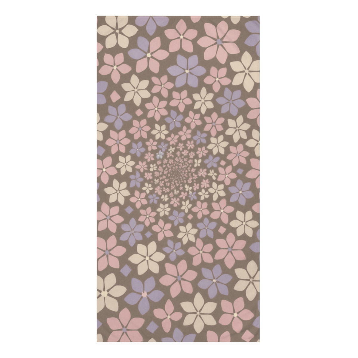 Bloom Spiral Tessellation soft cotton towels