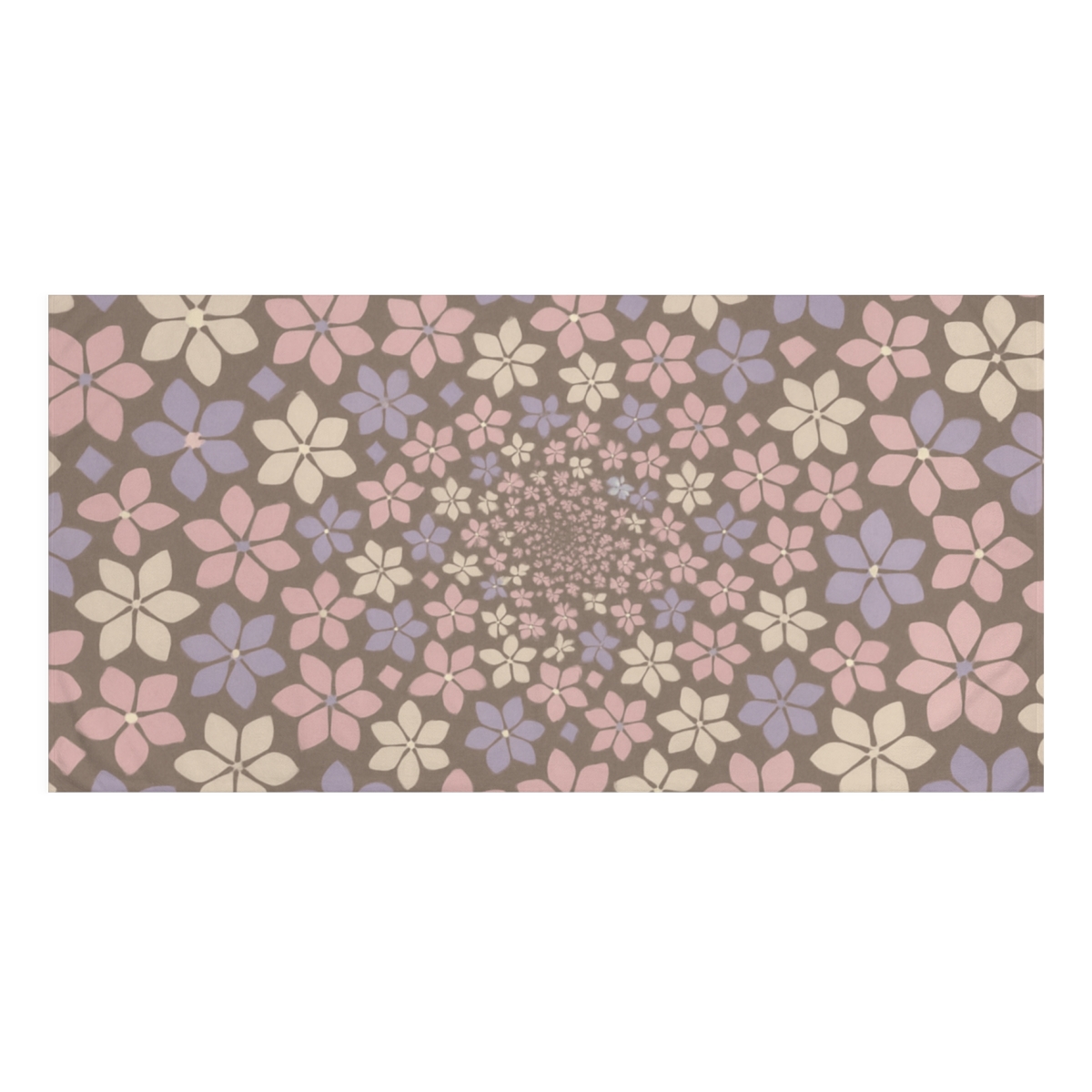 Bloom Spiral Tessellation soft cotton towels
