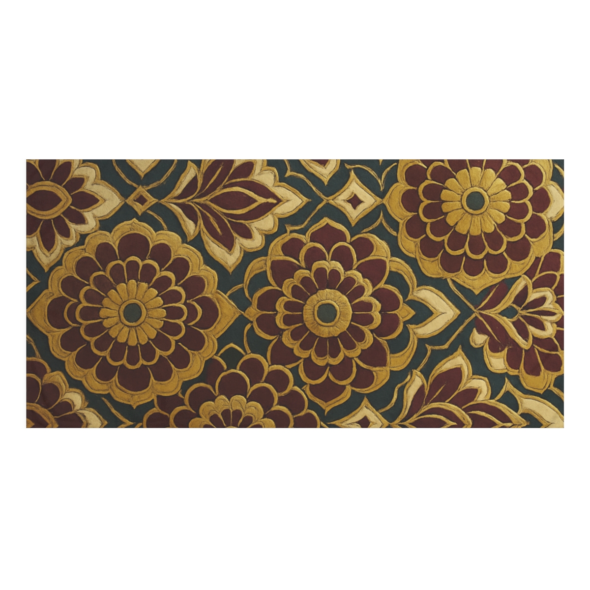 Bloom Tessellation Medallions custom towels