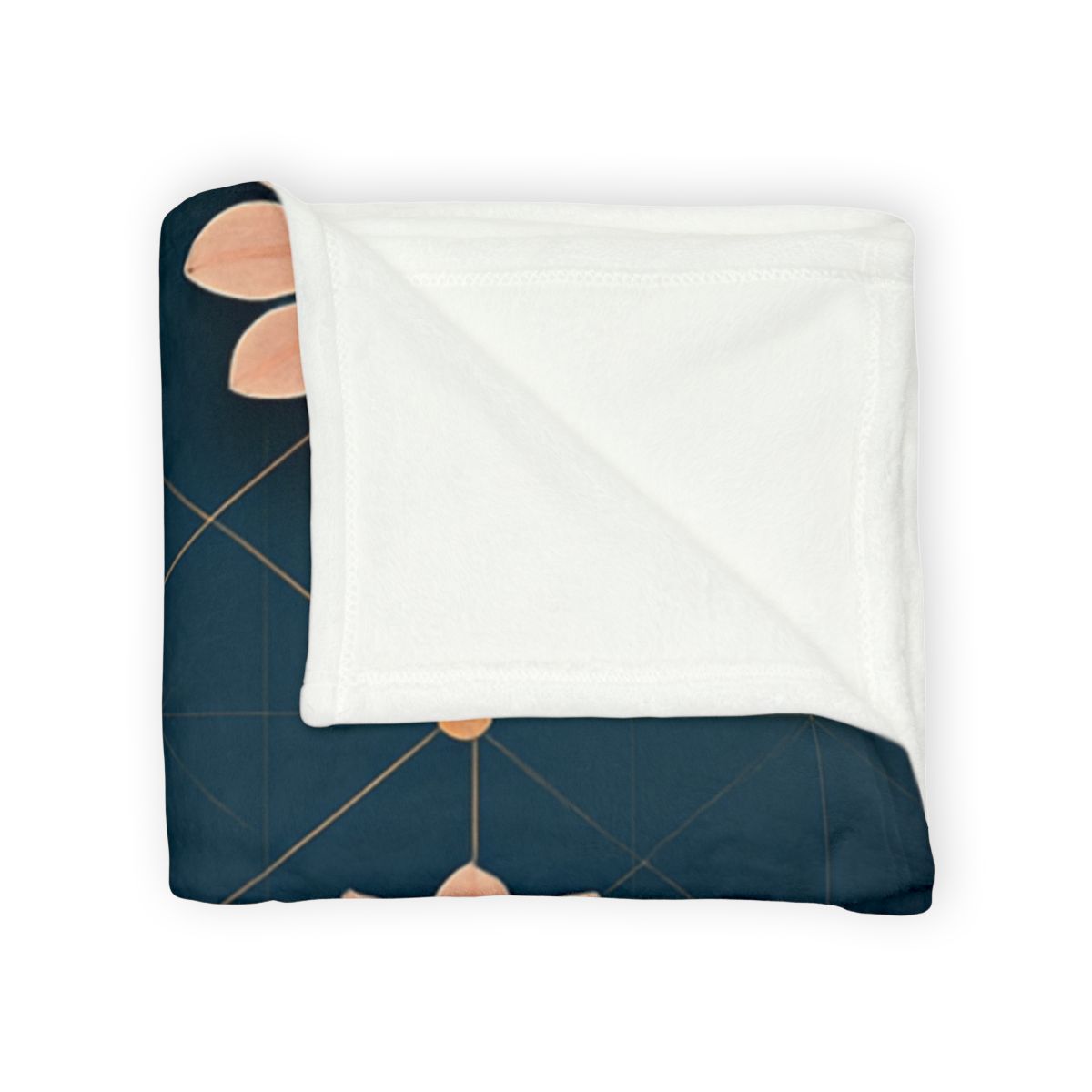 Blossom Orbit Grid decorative home blankets