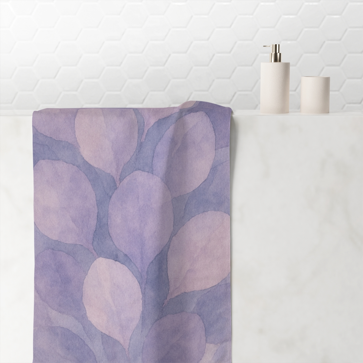 Blossom Overlap Shadowplay decorative home towelscustom towels