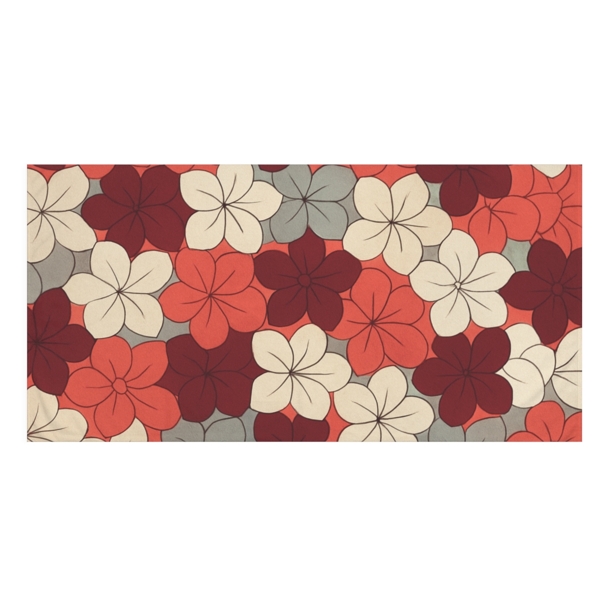 Blossom Tessellation Emblem soft cotton towels