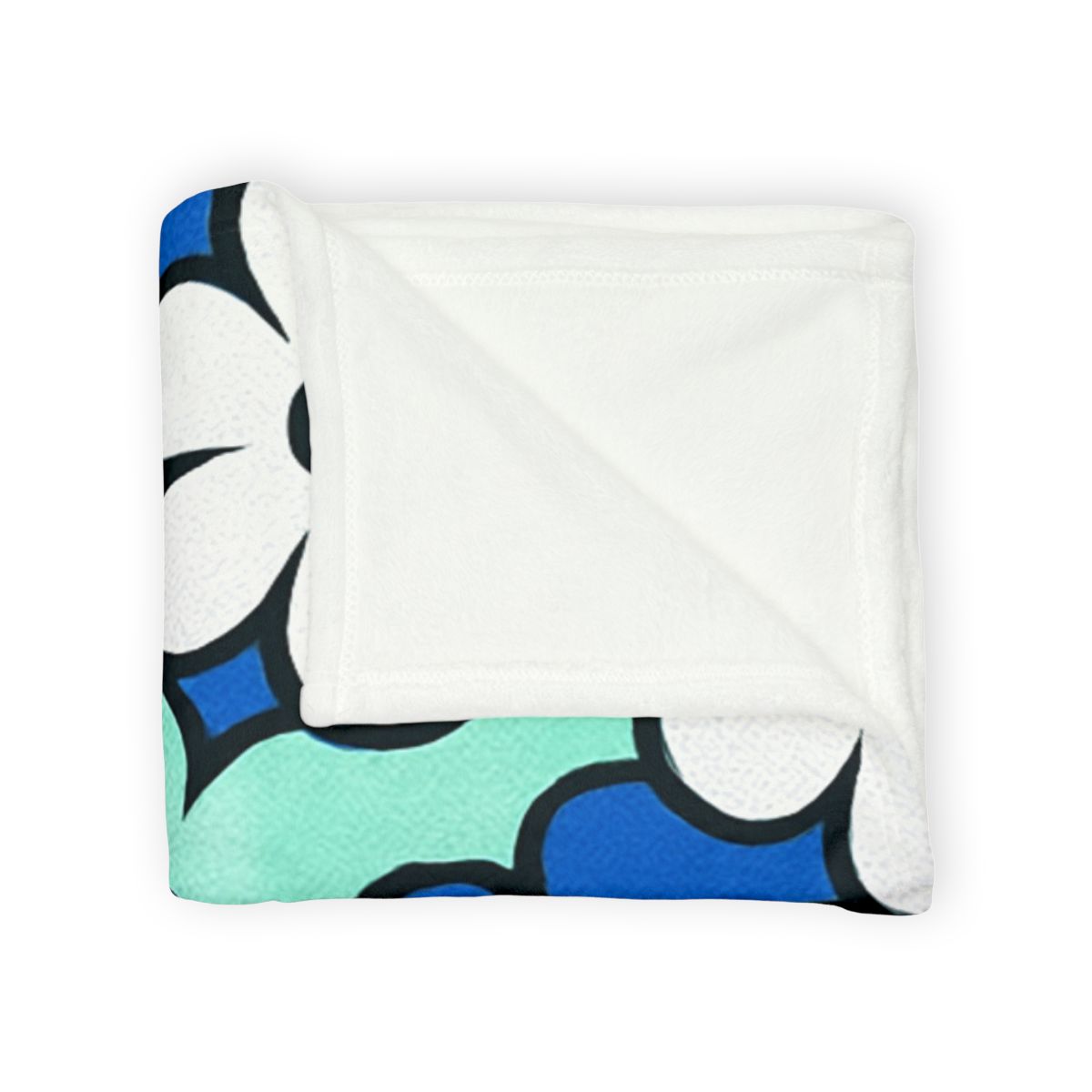 Blossom Wave Tessellation soft fleece blankets