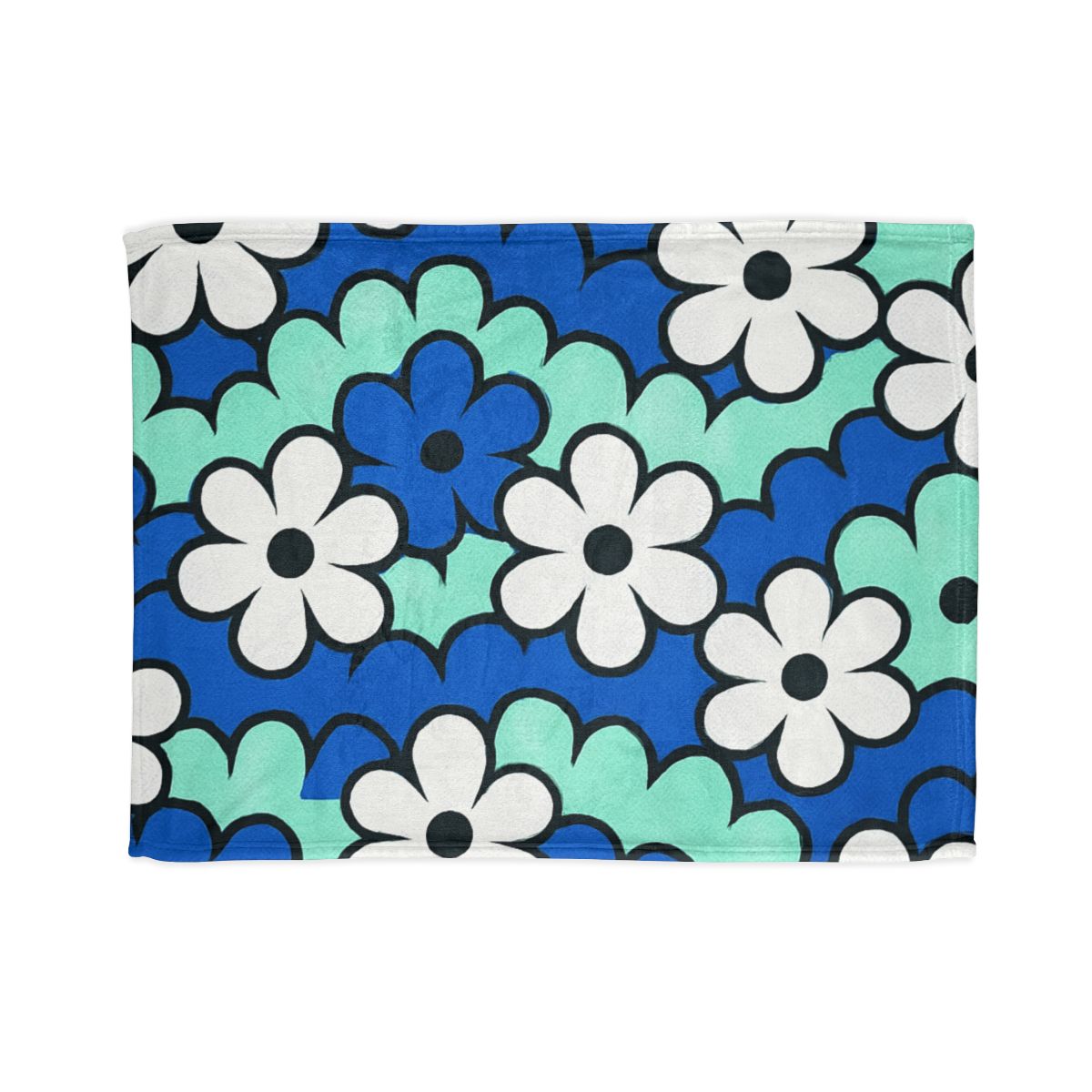 Blossom Wave Tessellation soft fleece blankets