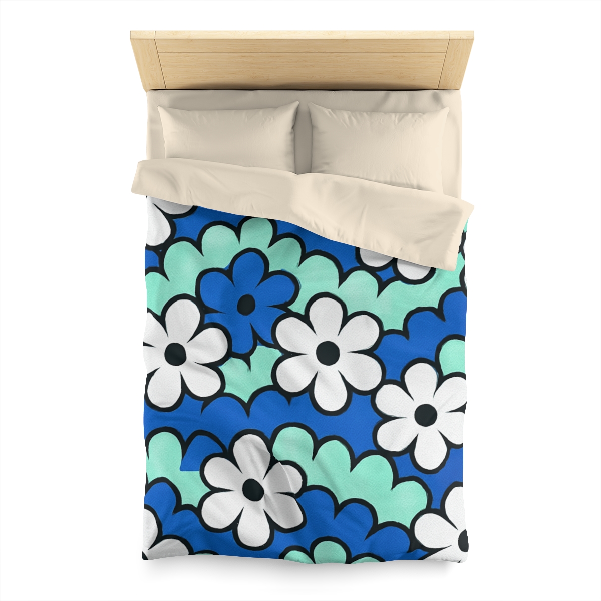 Blossom Wave Tessellation soft comforter duvets