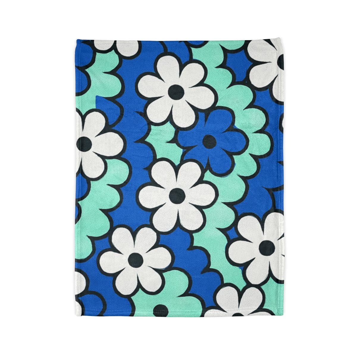 Blossom Wave Tessellation soft fleece blankets