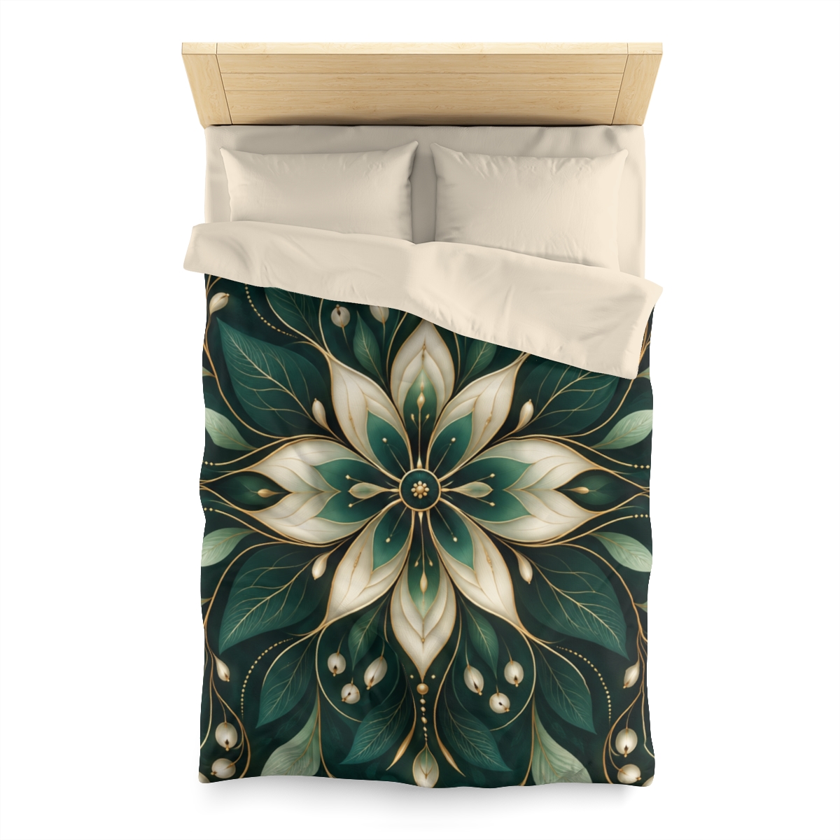 Botanical Cipher Bloom trendy bedroom duvets [AI-76483a37-5f33c86646b9]