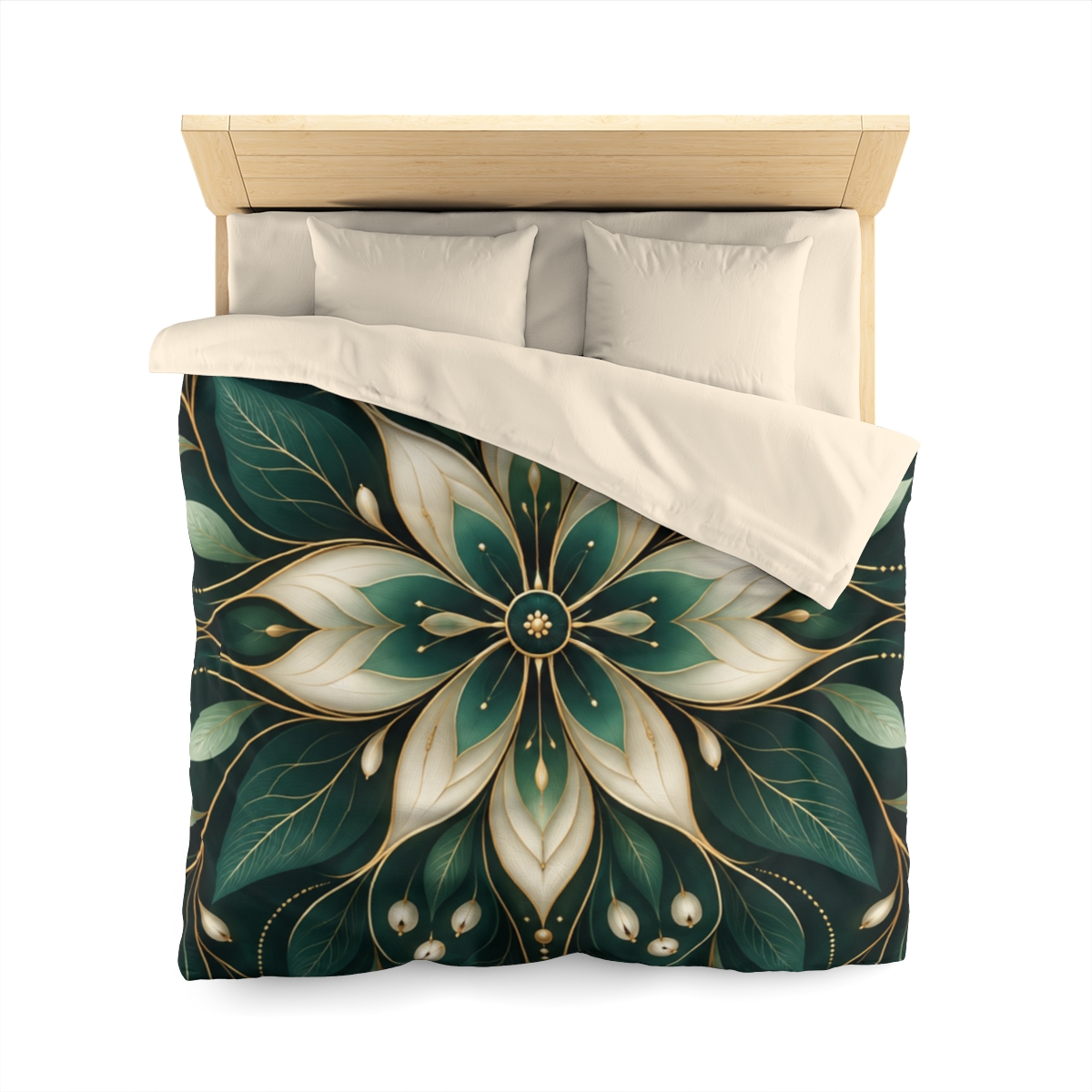 Botanical Cipher Bloom trendy bedroom duvets [AI-76483a37-f3d8f965df58]