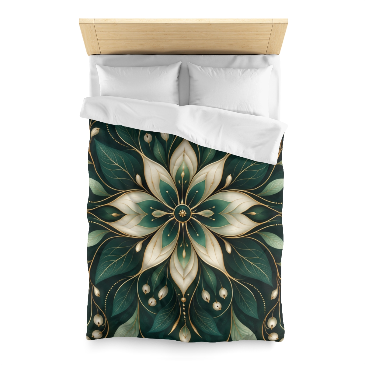 Botanical Cipher Bloom trendy bedroom duvets [AI-76483a37-0e7128b138dd]