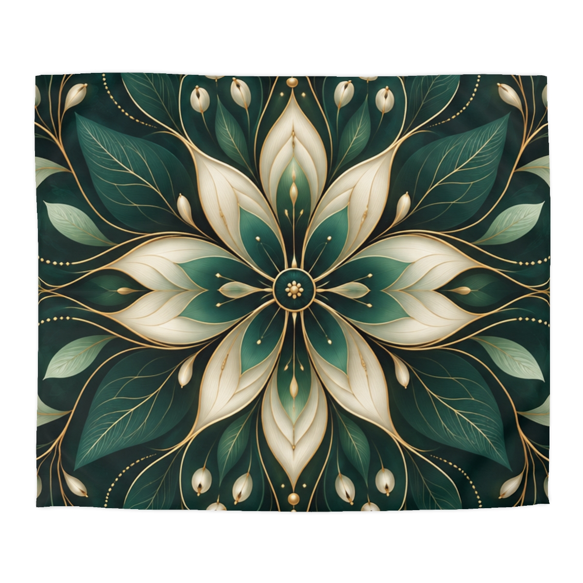 Botanical Cipher Bloom trendy bedroom duvets [AI-76483a37-53ac5f54c266]