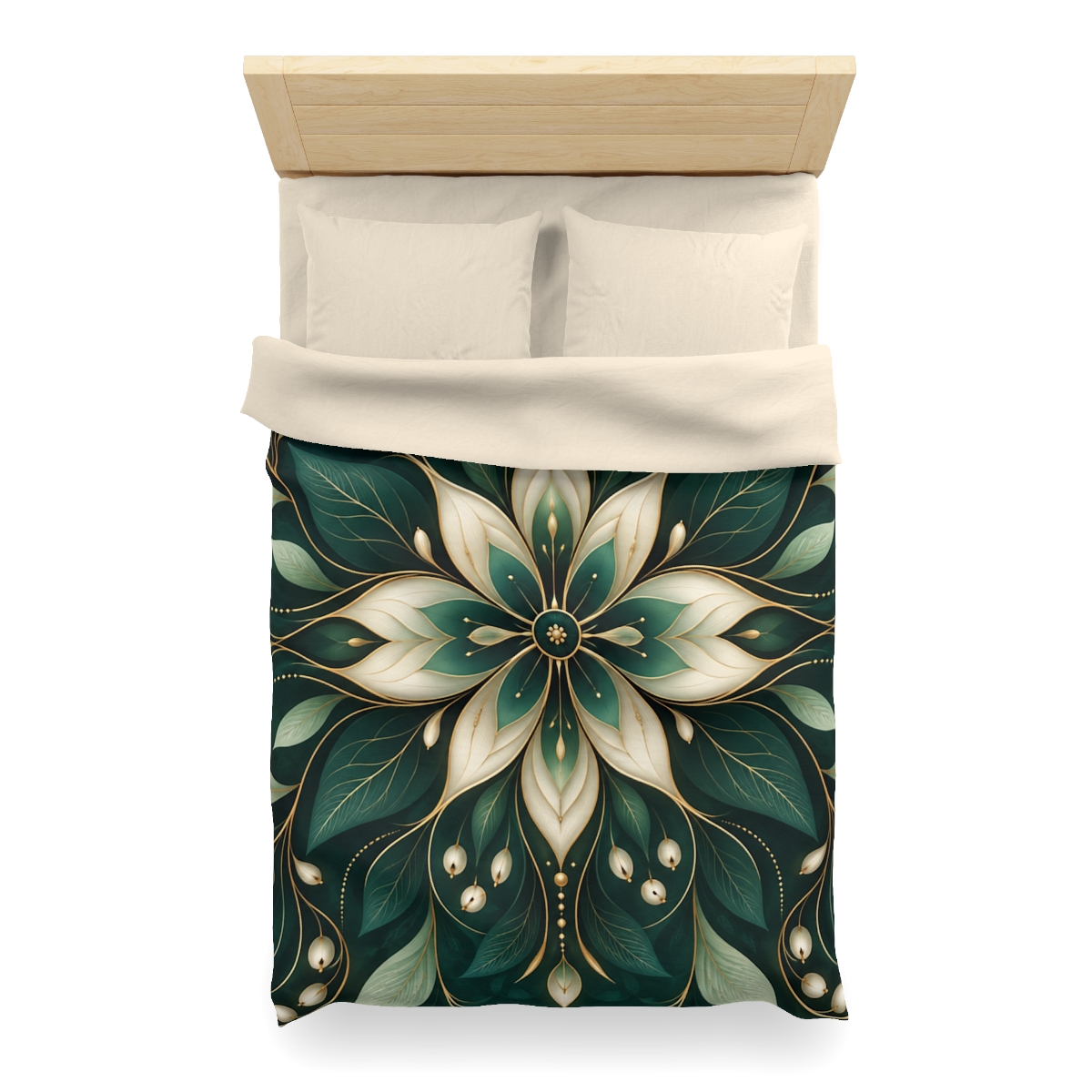 Botanical Cipher Bloom trendy bedroom duvets [AI-76483a37-edbf426917c6]