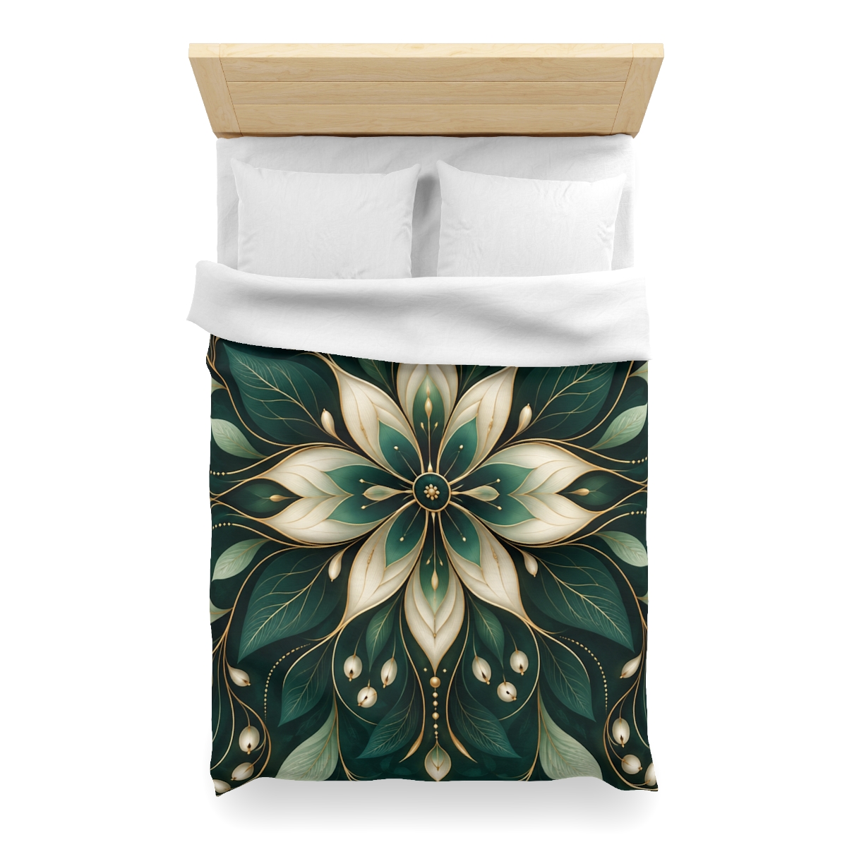 Botanical Cipher Bloom trendy bedroom duvets [AI-76483a37-d944b416fd3a]