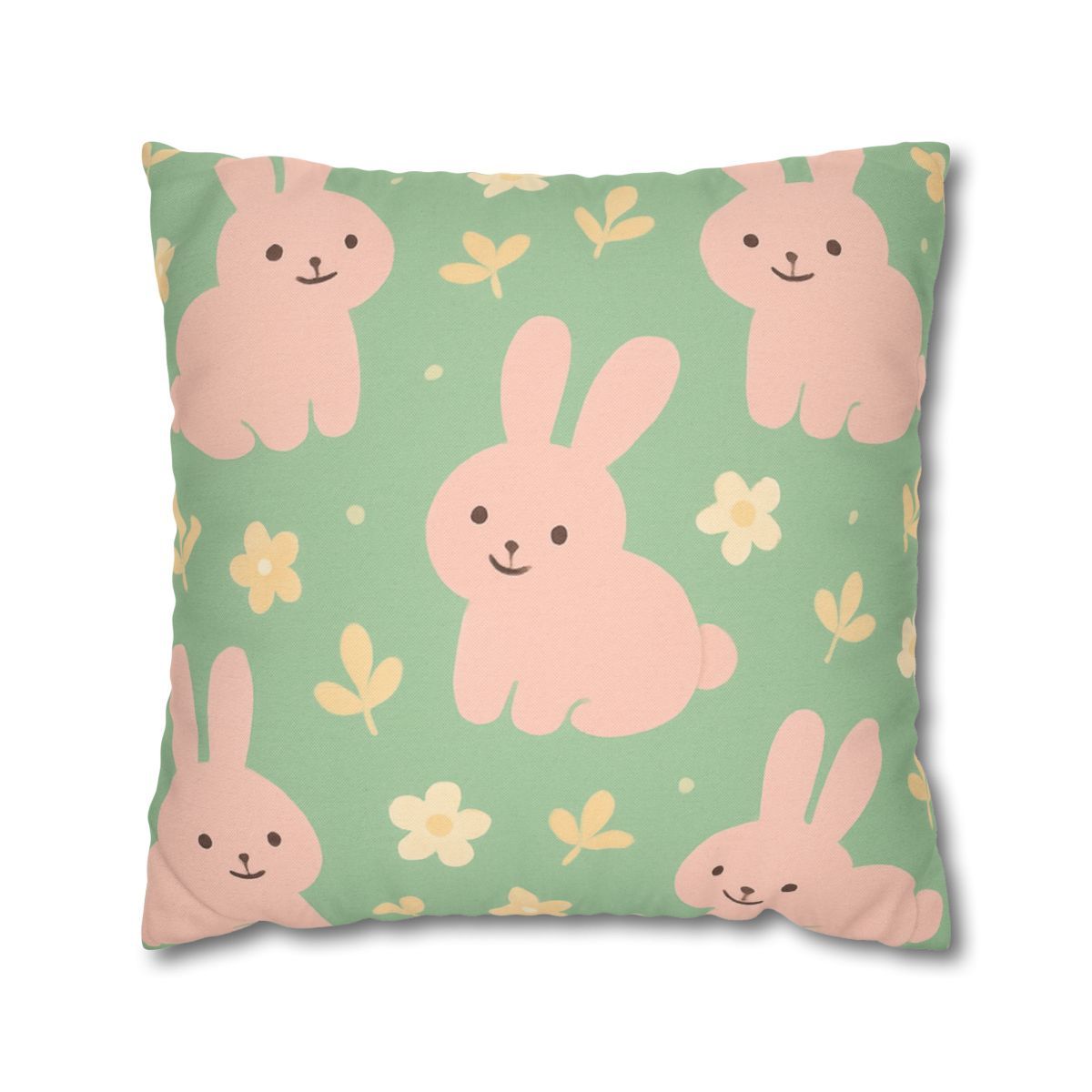 Bouncing Bunny Meadows Pillow Cases Pack Of 2