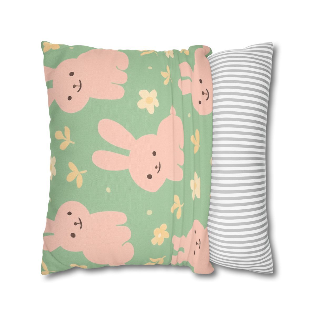 Bouncing Bunny Meadows Pillow Cases Pack Of 2