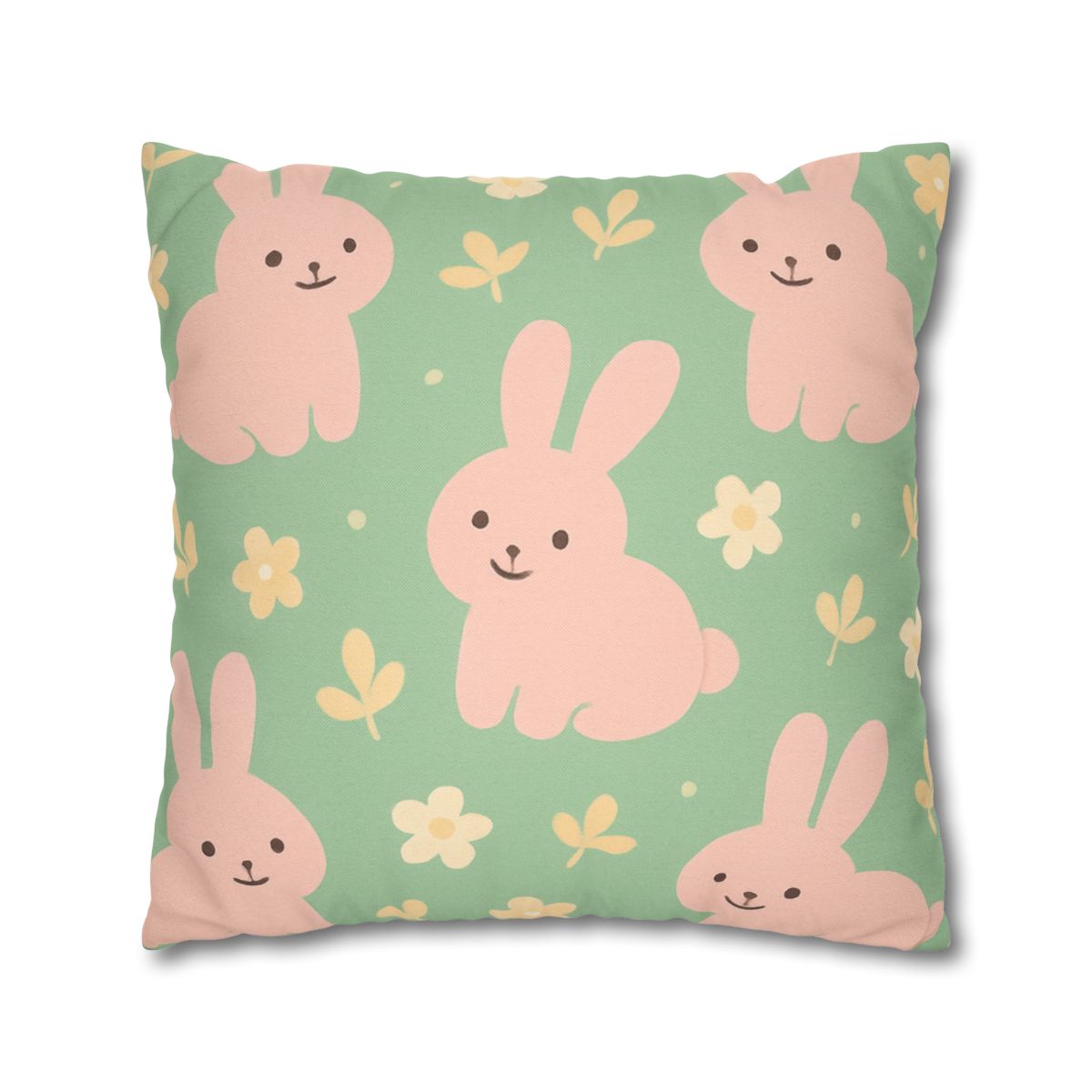 Bouncing Bunny Meadows Pillow Cases Pack Of 2