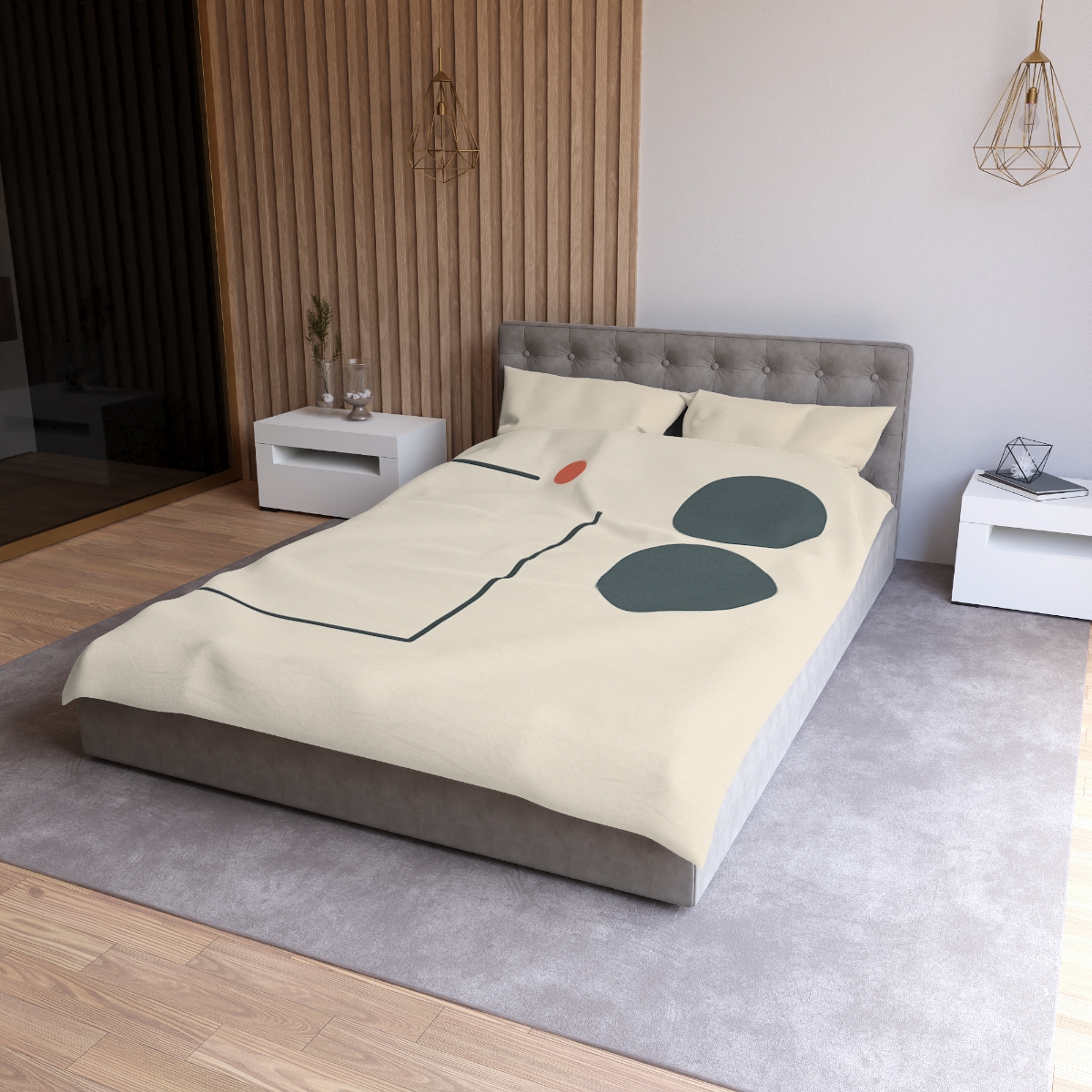 Broken Frame And Drifting Pair trendy bedroom duvets