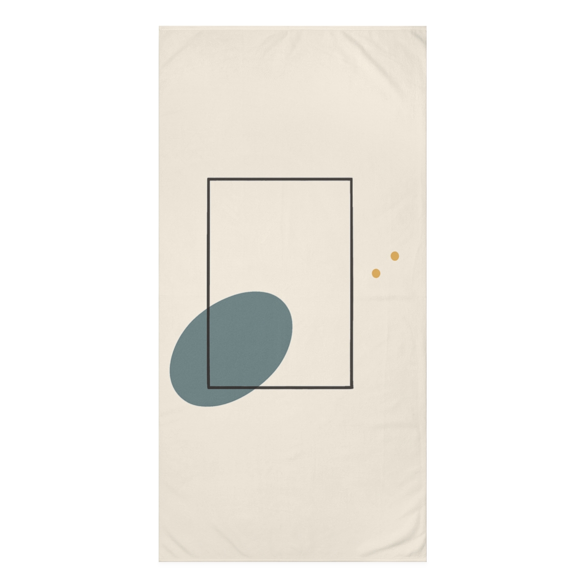 Broken Frame With Drifting Oval designer printed towels