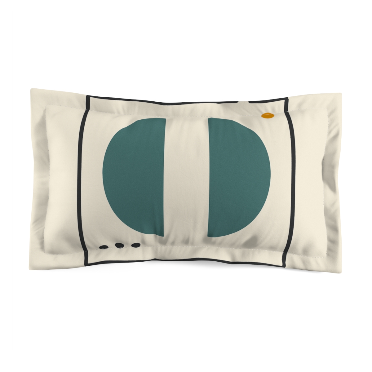 Broken Frame With Sparse Arc Pair unique shape pillows