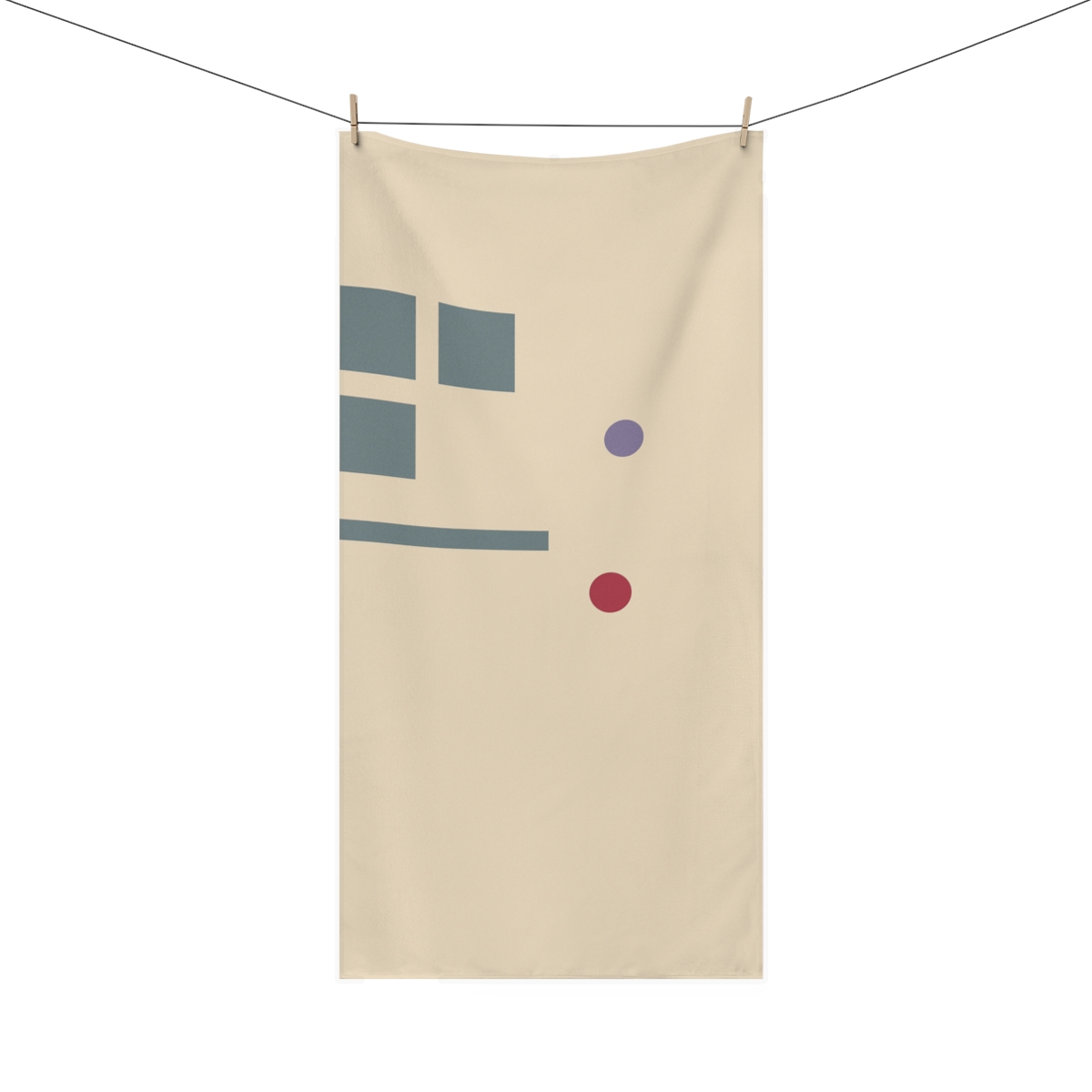 Broken Grid With Drifting Dot comfortable face towels