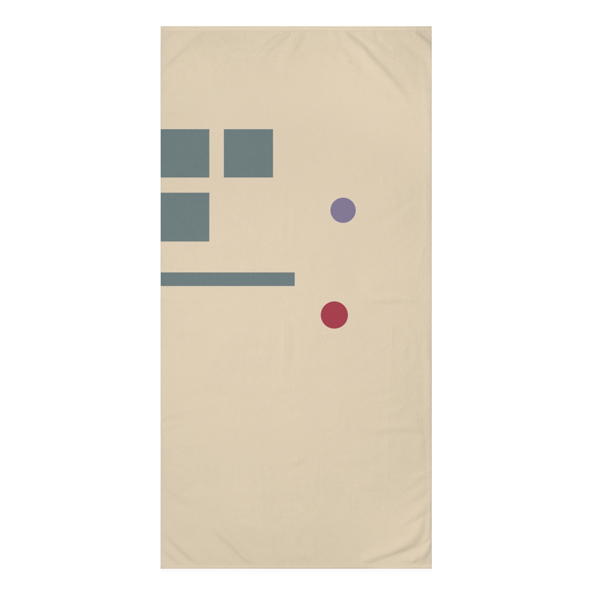 Broken Grid With Drifting Dot comfortable face towels