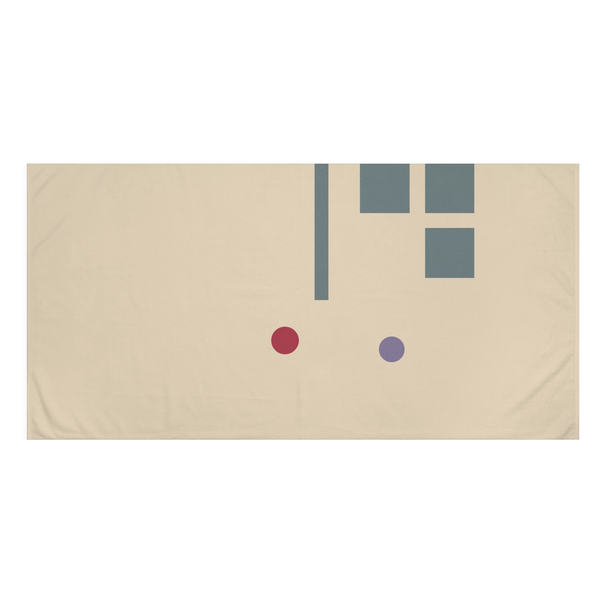Broken Grid With Drifting Dot comfortable face towels