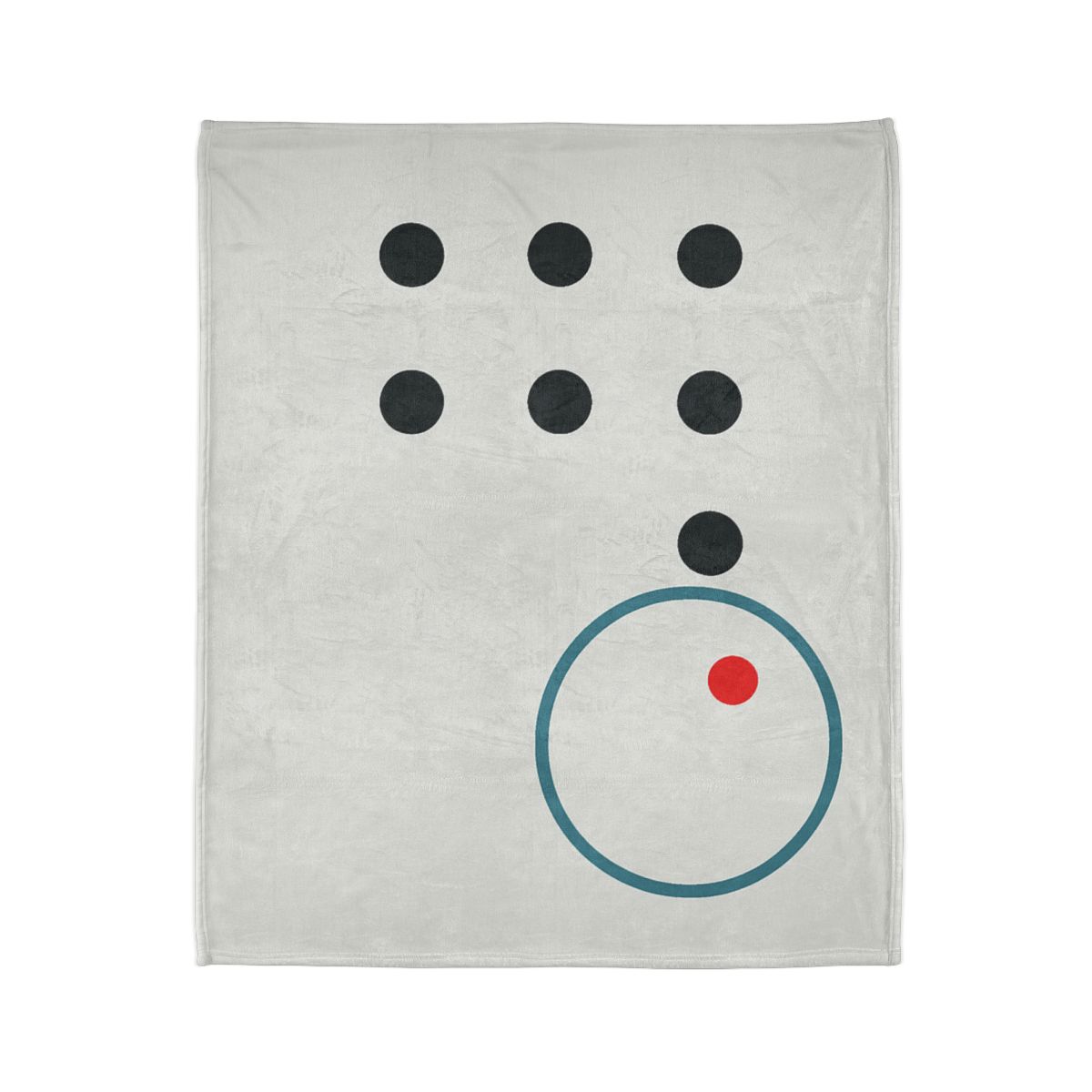 Broken Grid With One Orbit Ring warm winter blankets