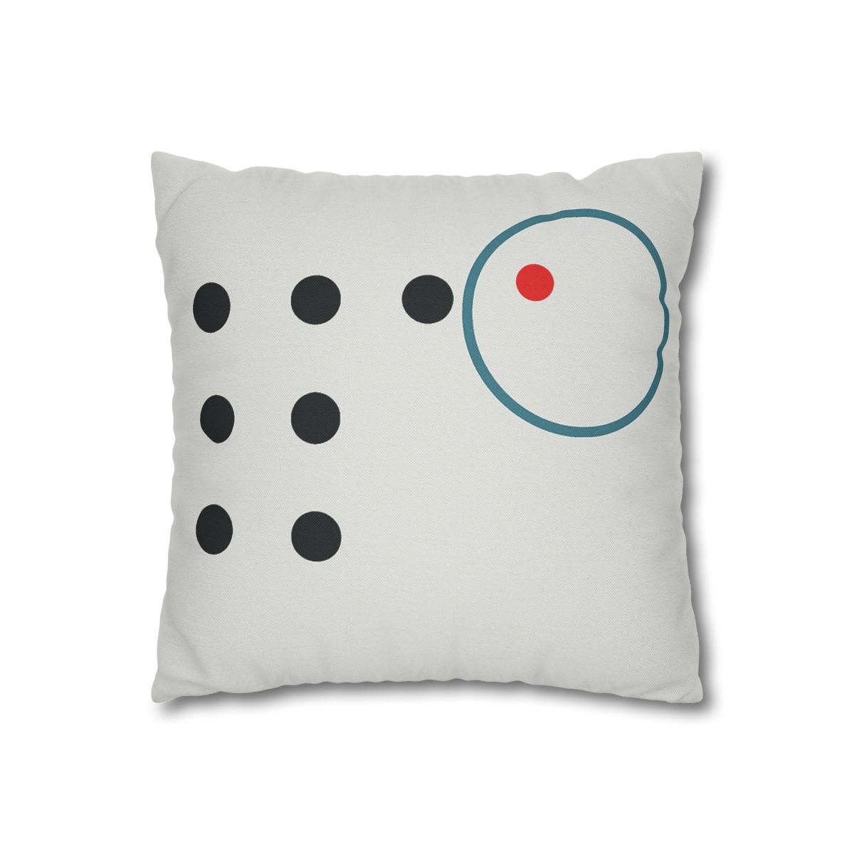 Broken Grid With One Orbit Ring stylish decorative pillowcases