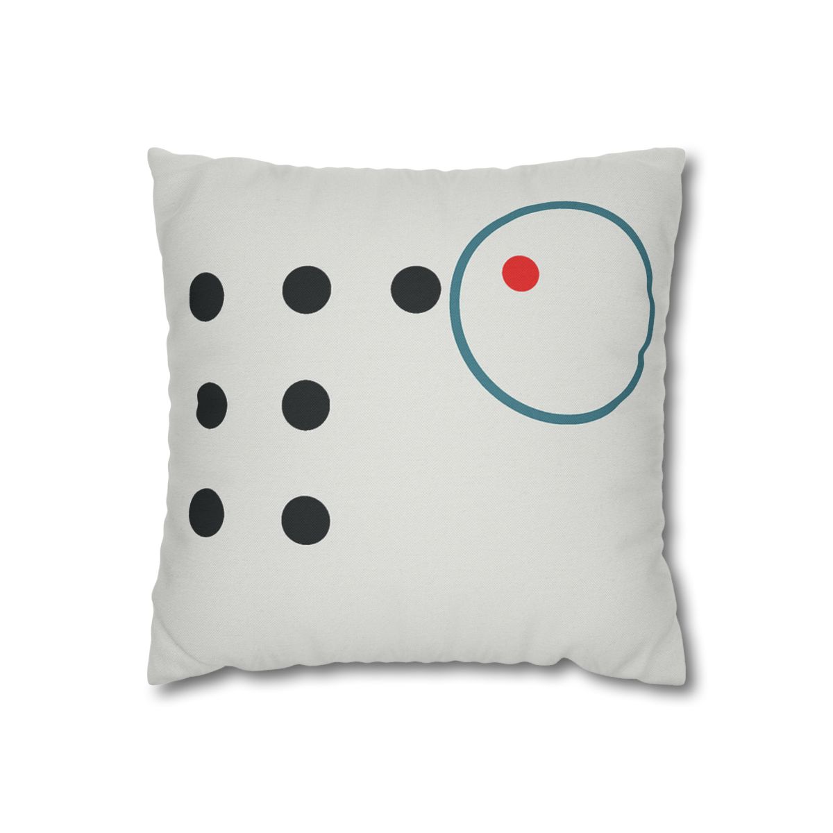 Broken Grid With One Orbit Ring stylish decorative pillowcases